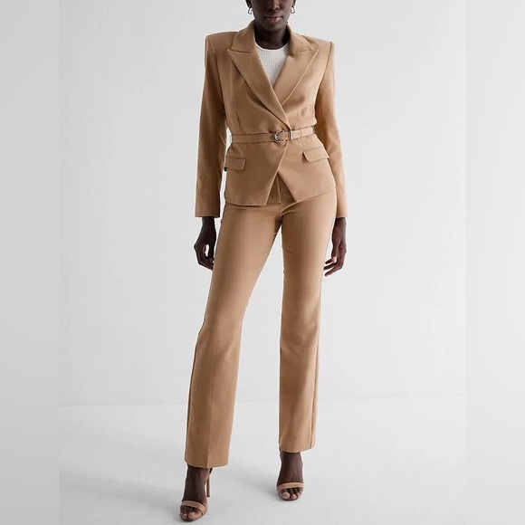 EXPRESS Double-Breasted Belted Blazer Jacket NWT - Picture 4 of 14